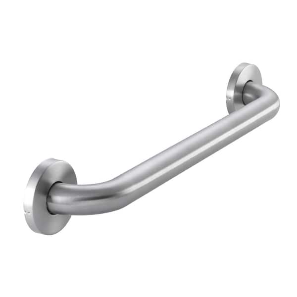 Glacier Bay 18 in. L x 3.1 in. ADA Compliant Grab Bar in Brushed Stainless Steel