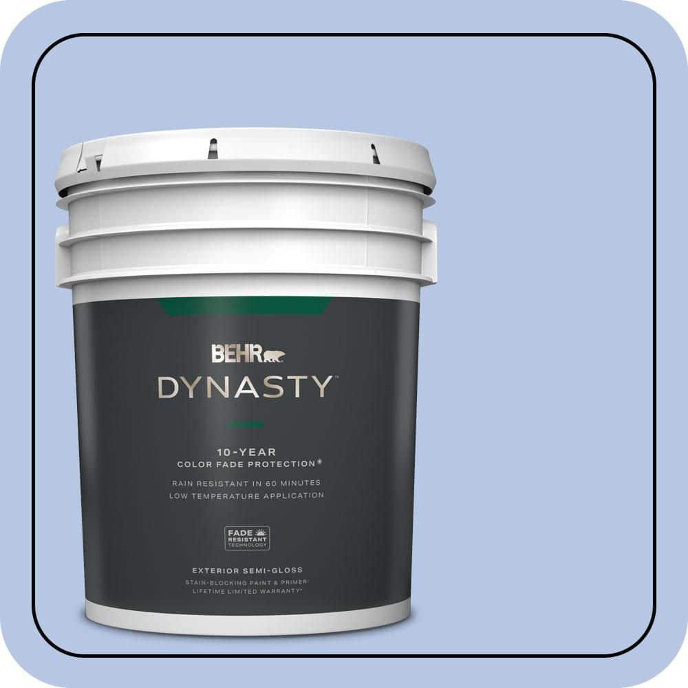 BEHR DYNASTY 5 gal. #590A-3 Beautiful Dream Semi-Gloss Exterior Stain-Blocking Paint & Primer