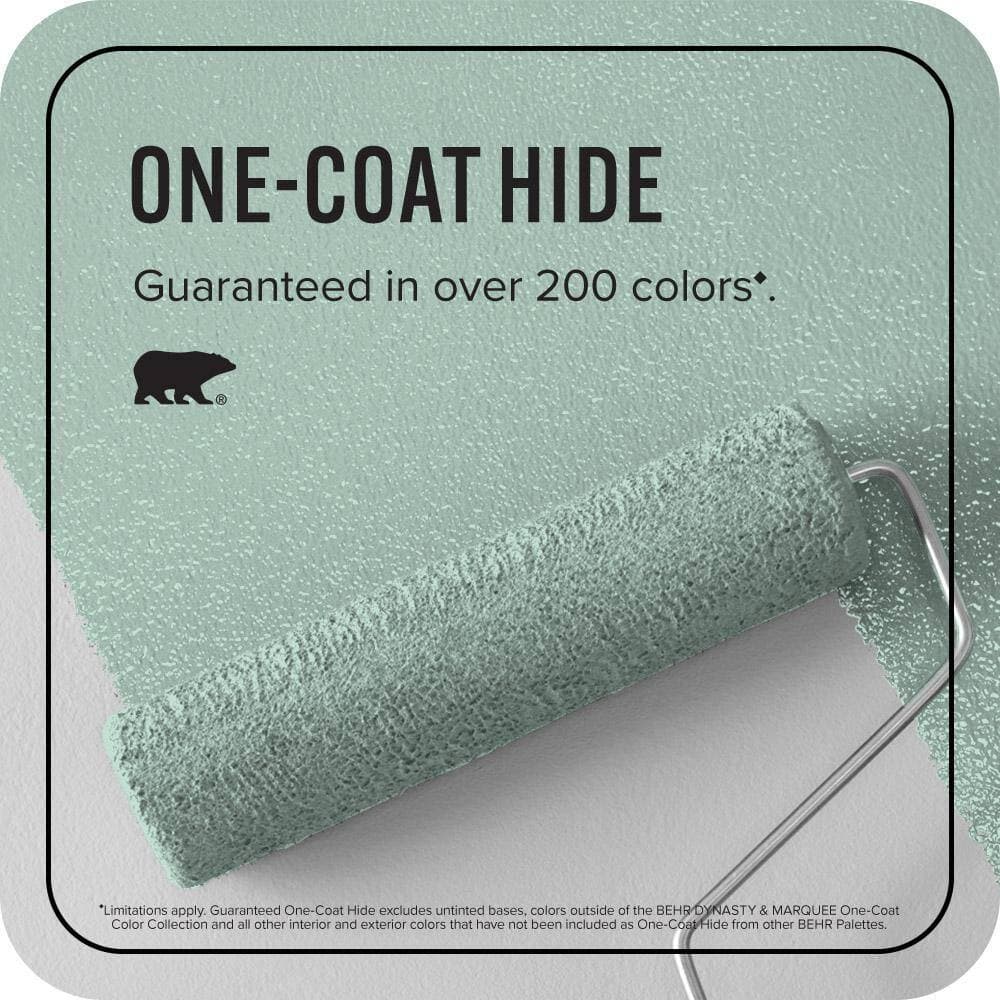 BEHR MARQUEE 1 gal. #M420-3 Mirador One-Coat Hide Ceiling Flat Interior Paint & Primer (3)