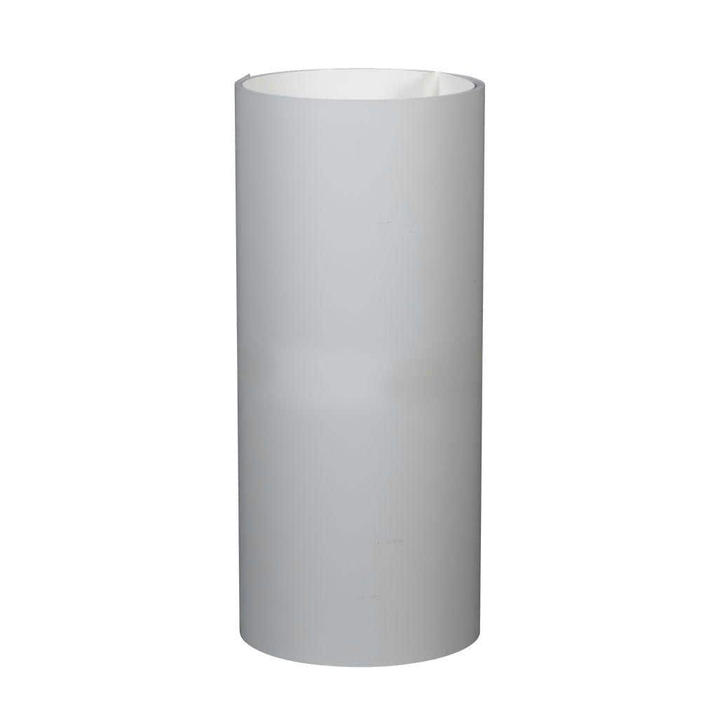 Amerimax Home Products 50 ft. Granite Gray over White Aluminum Trim Coil