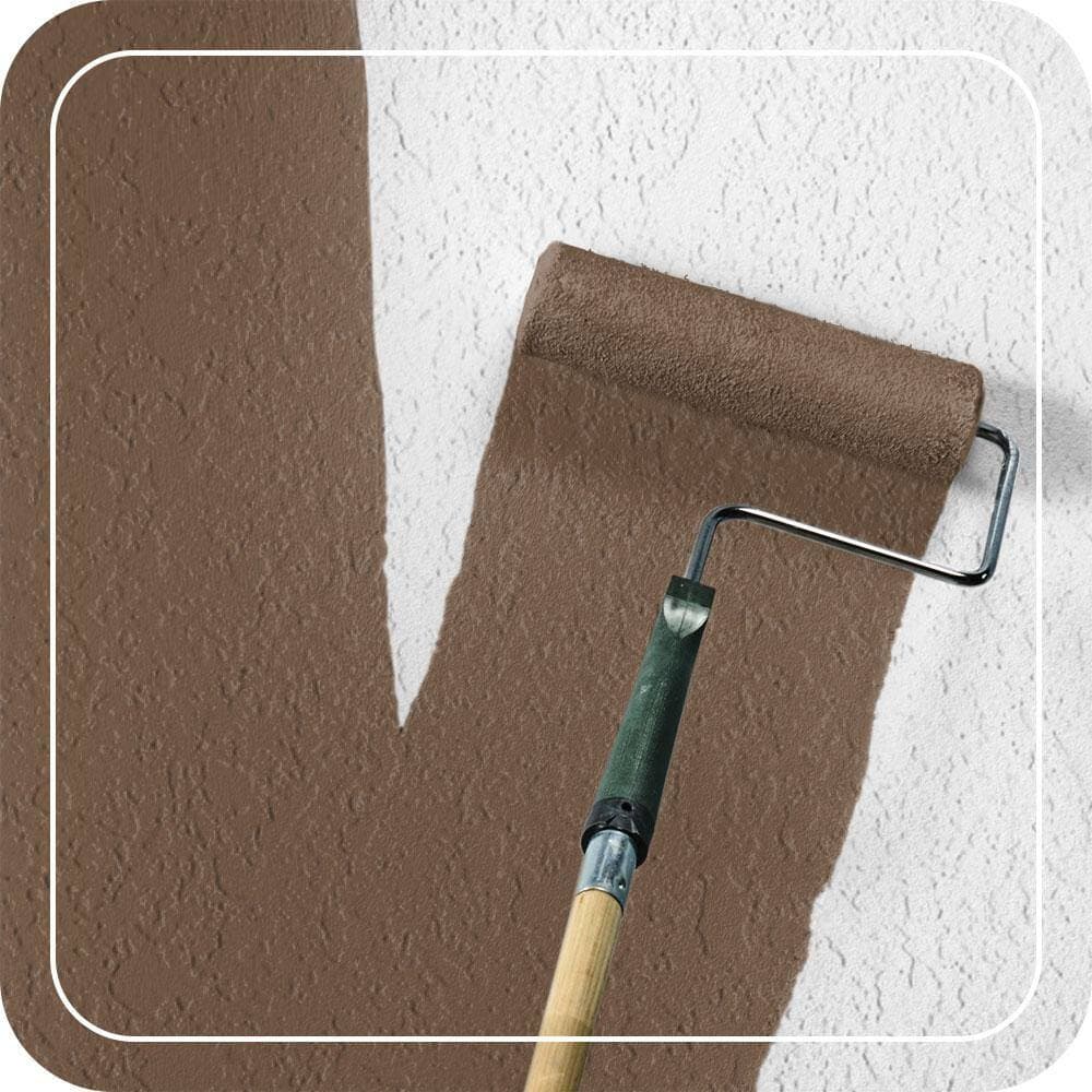 BEHR PREMIUM 5 gal. #N250-7 Mission Brown Elastomeric Masonry, Stucco and Brick Exterior Paint (3)