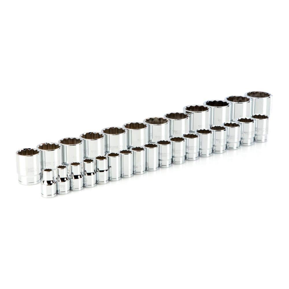 TEKTON 1/2 in. Drive 12-Point Socket Set (29-Piece) (1)