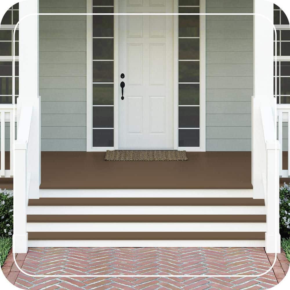 BEHR PREMIUM #MS-46 Textured Low-Lustre Enamel Interior/Exterior Porch and Patio Anti-Slip Floor Paint (2)