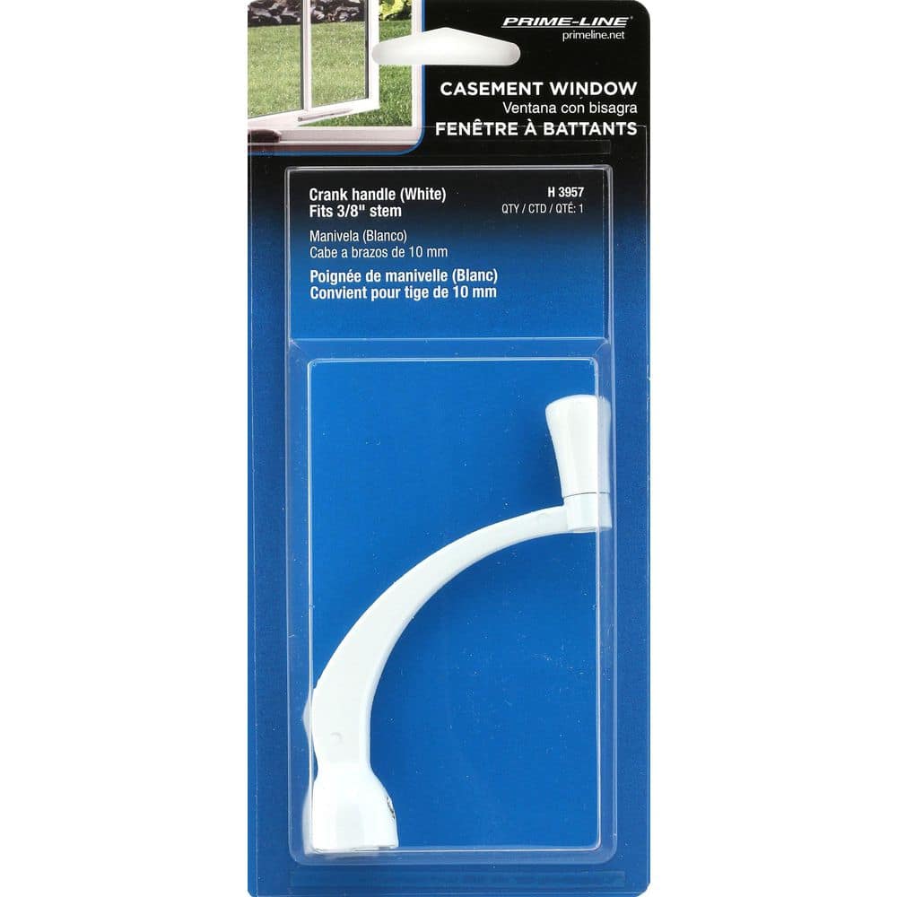 Prime-Line Pella Crank Handle, White, 3/8 in. Special Deep Spline Socket (3)