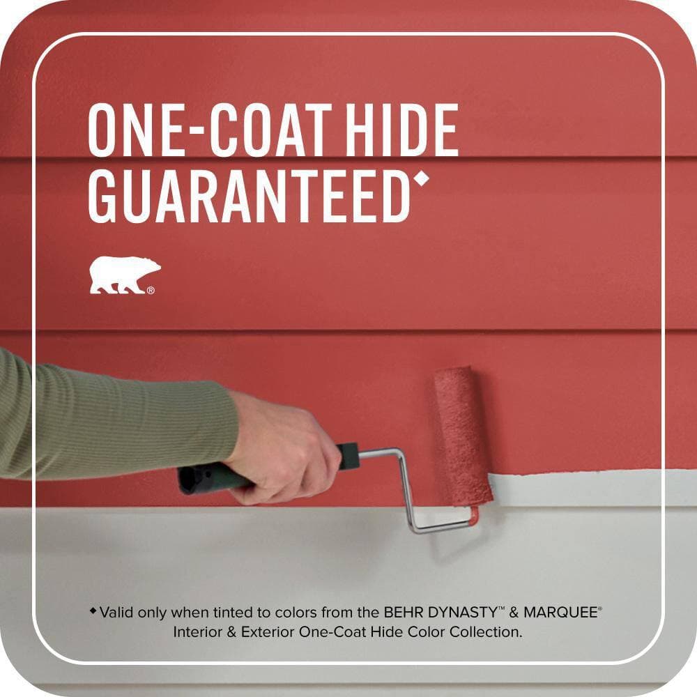 BEHR MARQUEE 1 gal. #PMD-85 Crimson Silk Flat Exterior Paint & Primer (3)
