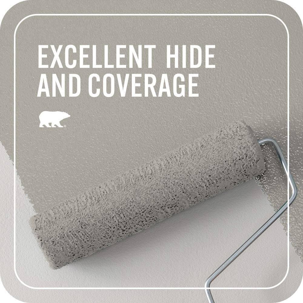 BEHR PREMIUM PLUS Home Decorators #HDC-NT-09G Stingray Gray Enamel EcoMix Plant-Based & Primer (2)