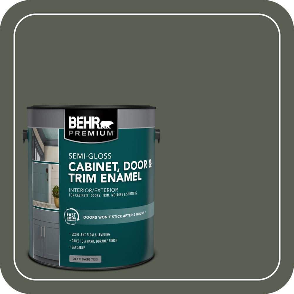 BEHR PREMIUM 1 gal. #PPU10-20 Pastoral Semi-Gloss Enamel Interior/Exterior Cabinet, Door & Trim Paint