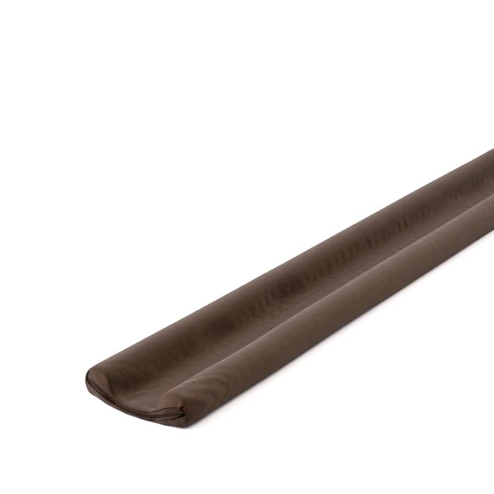 M-D Building Products 3.34 in. x 36 in. Brown Foam and Fabric Door and Window Weatherstripping Draft Buster Double Seal