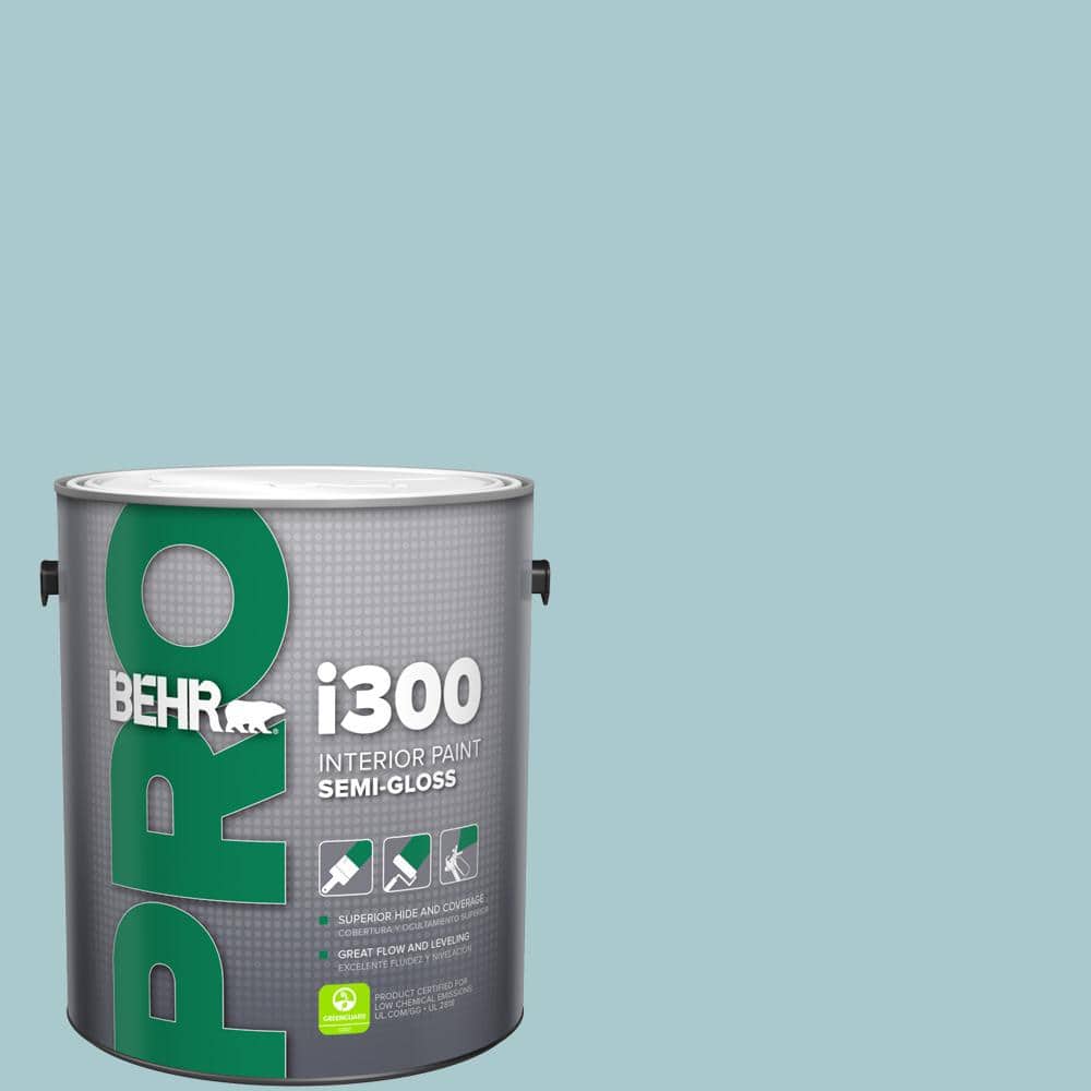 BEHR PRO 1 gal. #PMD-95 Coastal Surf Semi-Gloss Interior Paint
