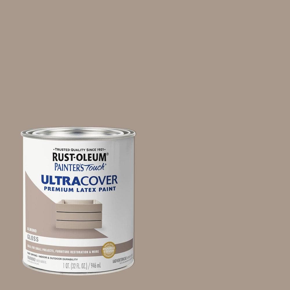 Rust-Oleum Painter's Touch 32 oz. Ultra Cover Gloss Almond General Purpose Paint