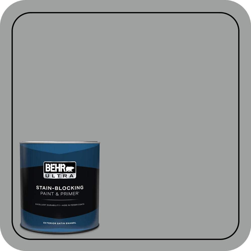 BEHR ULTRA 1 qt. #N460-4 Cosmic Quest Satin Enamel Exterior Paint & Primer