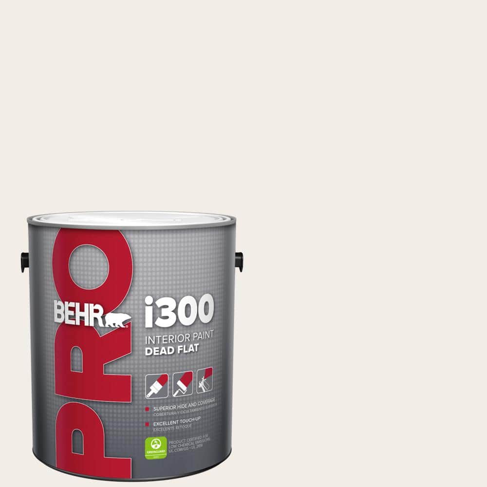 BEHR PRO 1 gal. #RD-W10 New House White Dead Flat Interior Paint