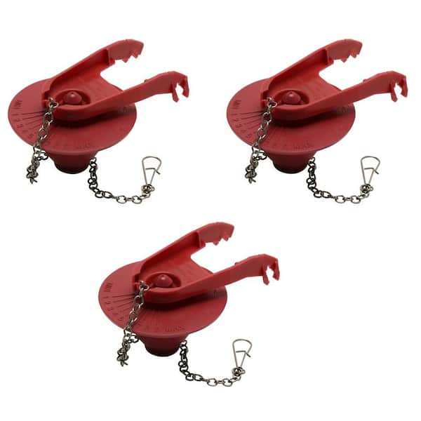 Fluidmaster 2 in. PerforMAX Universal High Performance, Water-Saving Toilet Flapper (Contractor 3-Pack) (2)