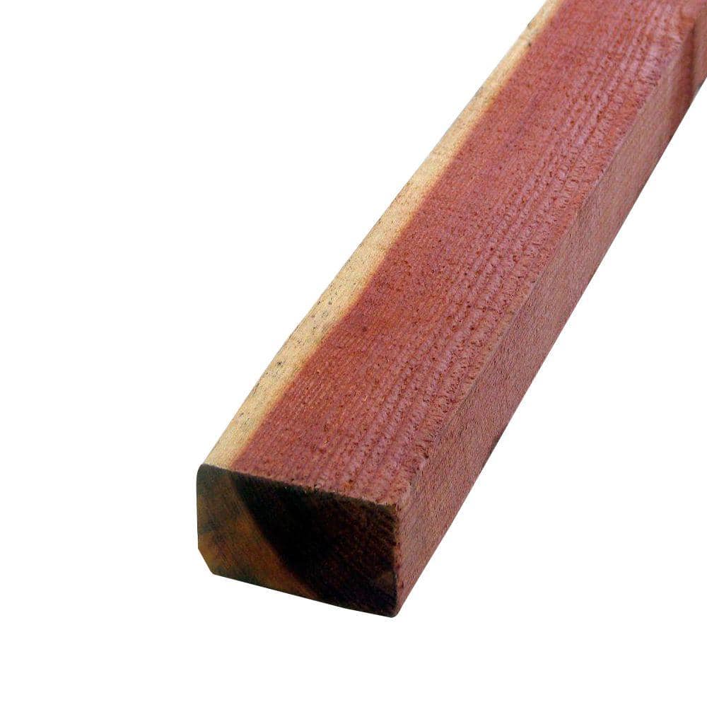 Mendocino Forest Products 2 in. x 4 in. x 16 ft. Construction Common Redwood Board (Actual: 1.500 in. x 3.5 in. x 192.0 in. )