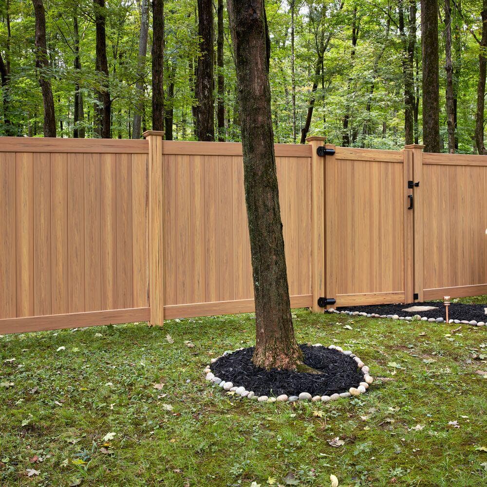 Barrette Outdoor Living 4 ft. W x 6 ft. H Washington Cypress Vinyl Un-Assembled Fence Gate (3)