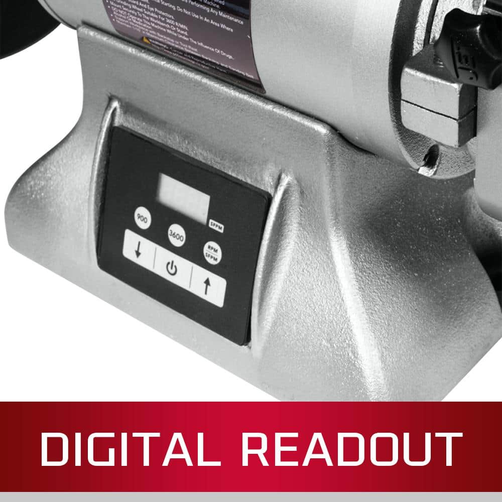 Jet Variable Speed Combination 8 in. Industrial Grinder and 4 in. x 36 in. Belt Sander 1HP 115-Volt, IBGB-436VS (3)
