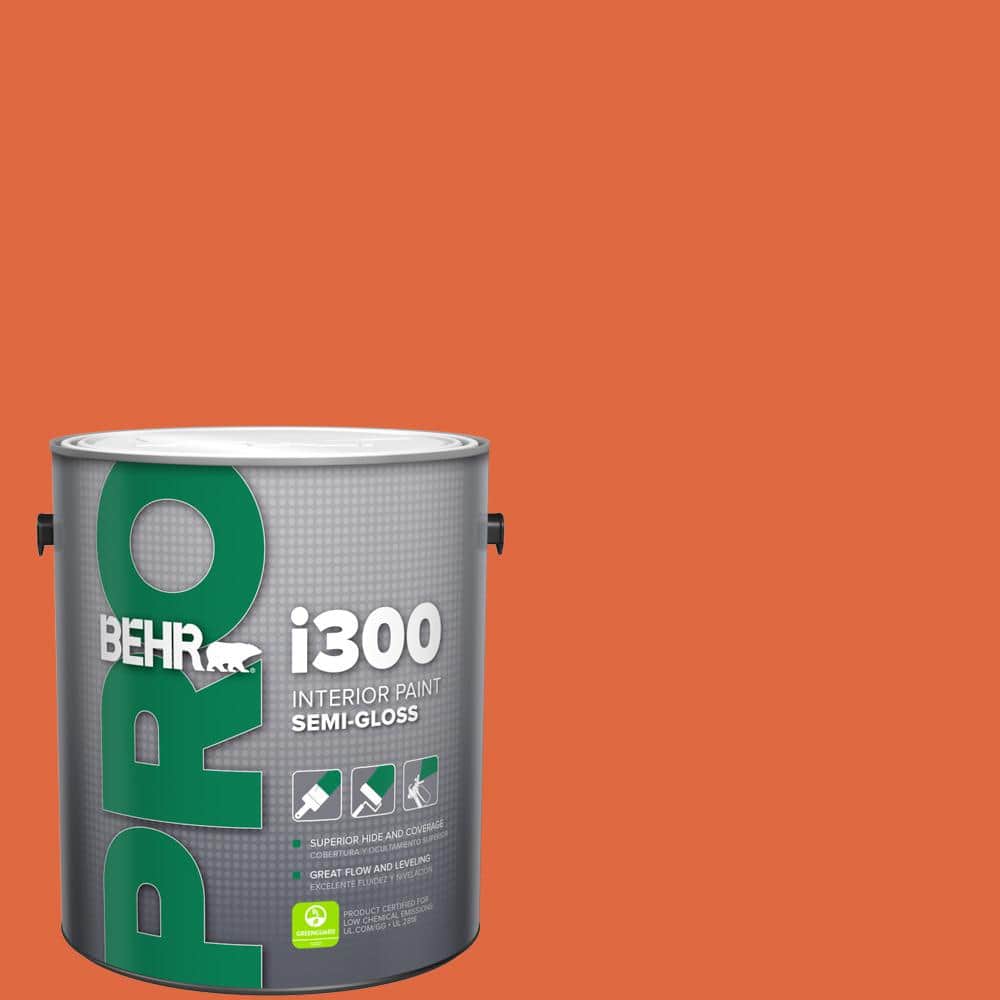 BEHR PRO 1 gal. #P200-7 Bonfire Night Semi-Gloss Interior Paint