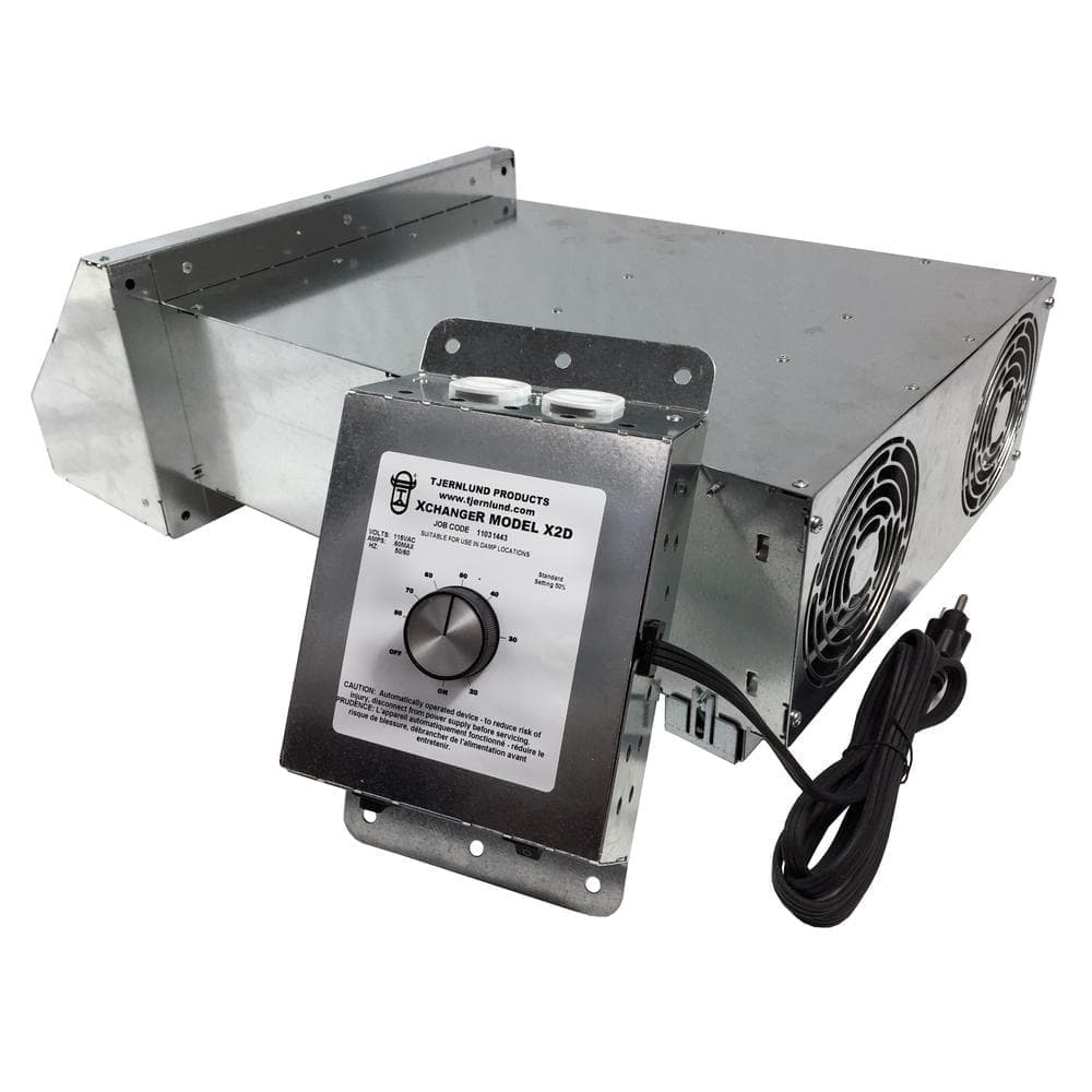 Unbranded Xchanger 12 in. 2-Speed Reversible Basement Fan with Automatic Humidity Controller (1)