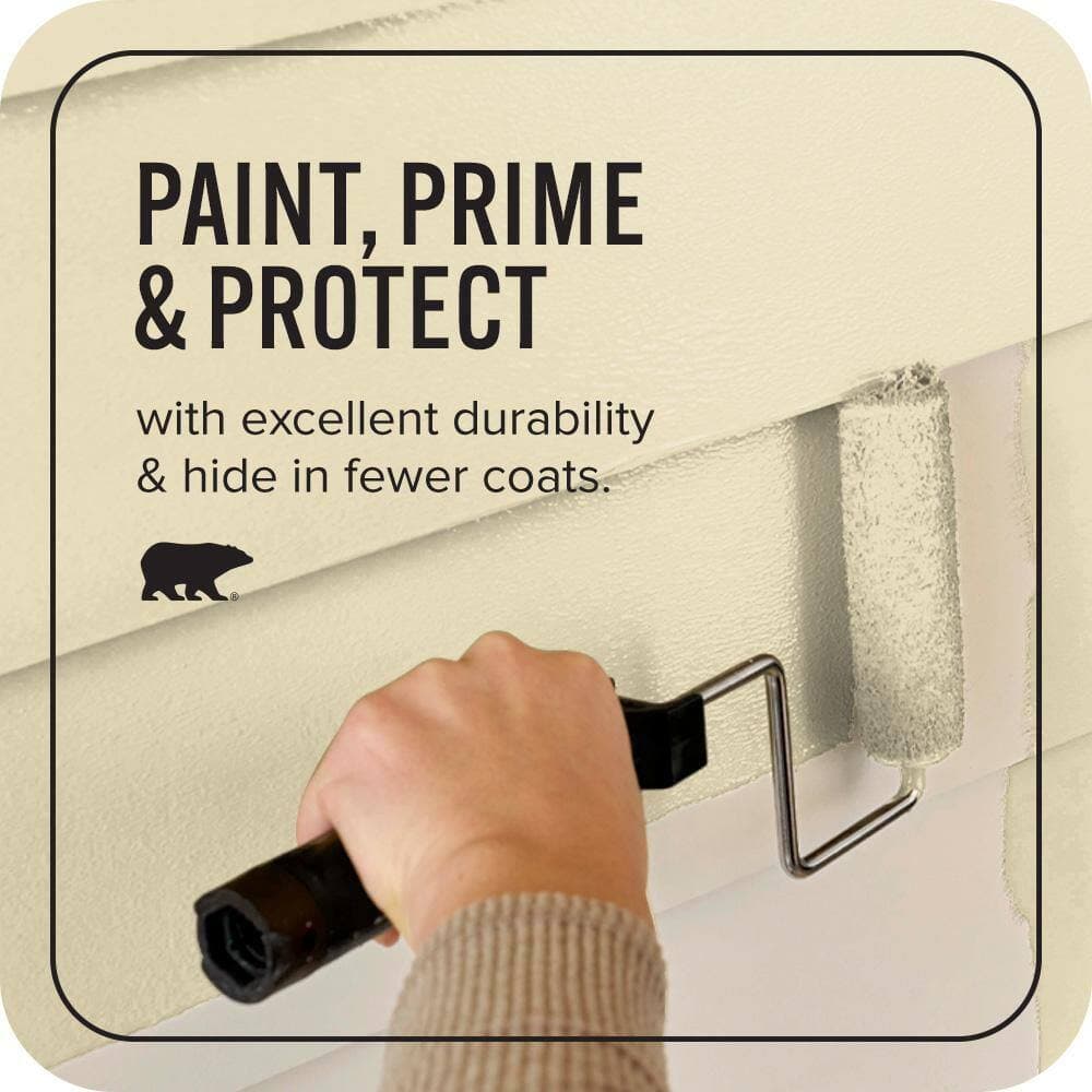 BEHR PREMIUM PLUS #370E-3 Willow Herb Enamel Interior/Exterior Paint & Primer Color Sample (4)