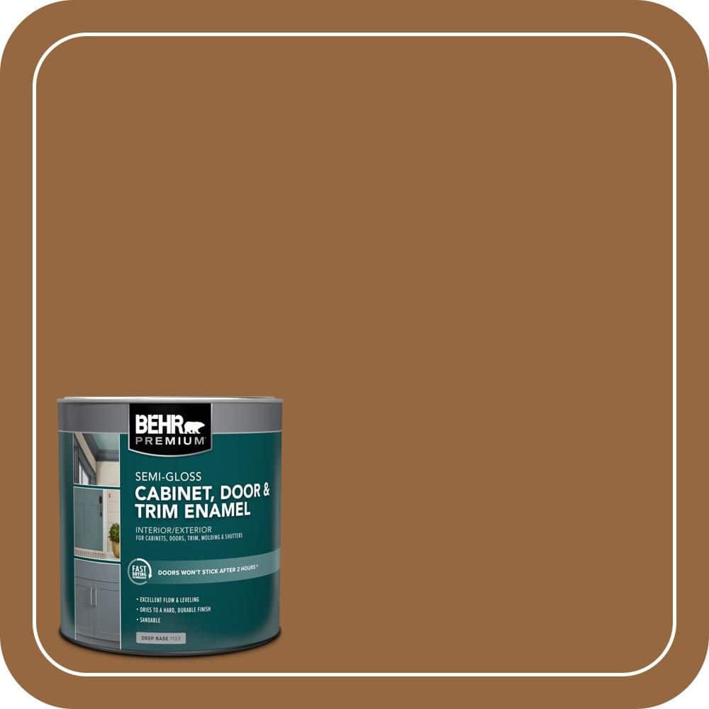 BEHR PREMIUM 1 qt. #MQ2-06 Gilded Glamour Semi-Gloss Enamel Interior/Exterior Cabinet, Door & Trim Paint