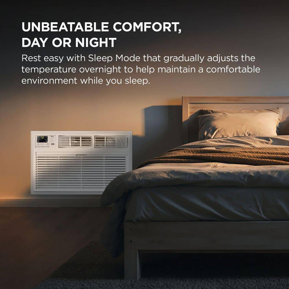 TCL 12,000 BTU (DOE) Through-the-Wall Air Conditioner Cools 550 sq. ft. with Remote and Wi-Fi Enabled in White (3)
