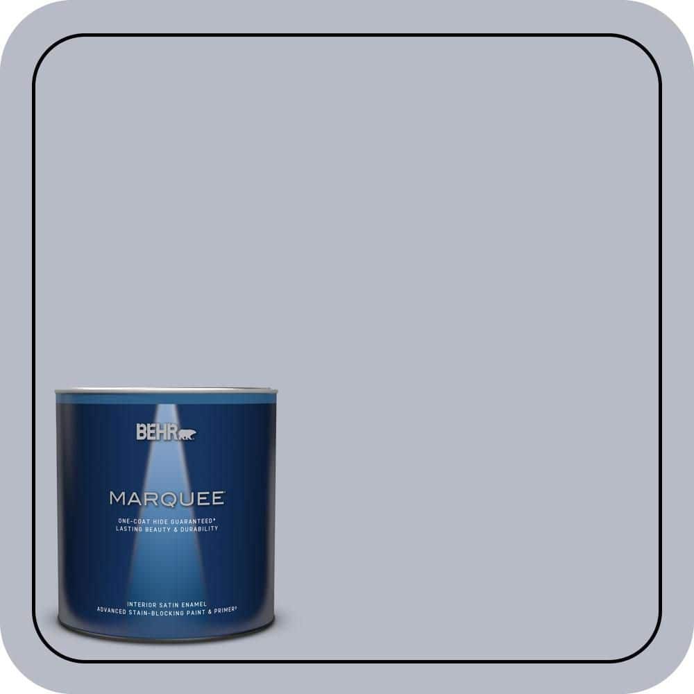 BEHR MARQUEE 1 qt. #620E-3 Silverado Trail Satin Enamel Interior Paint & Primer