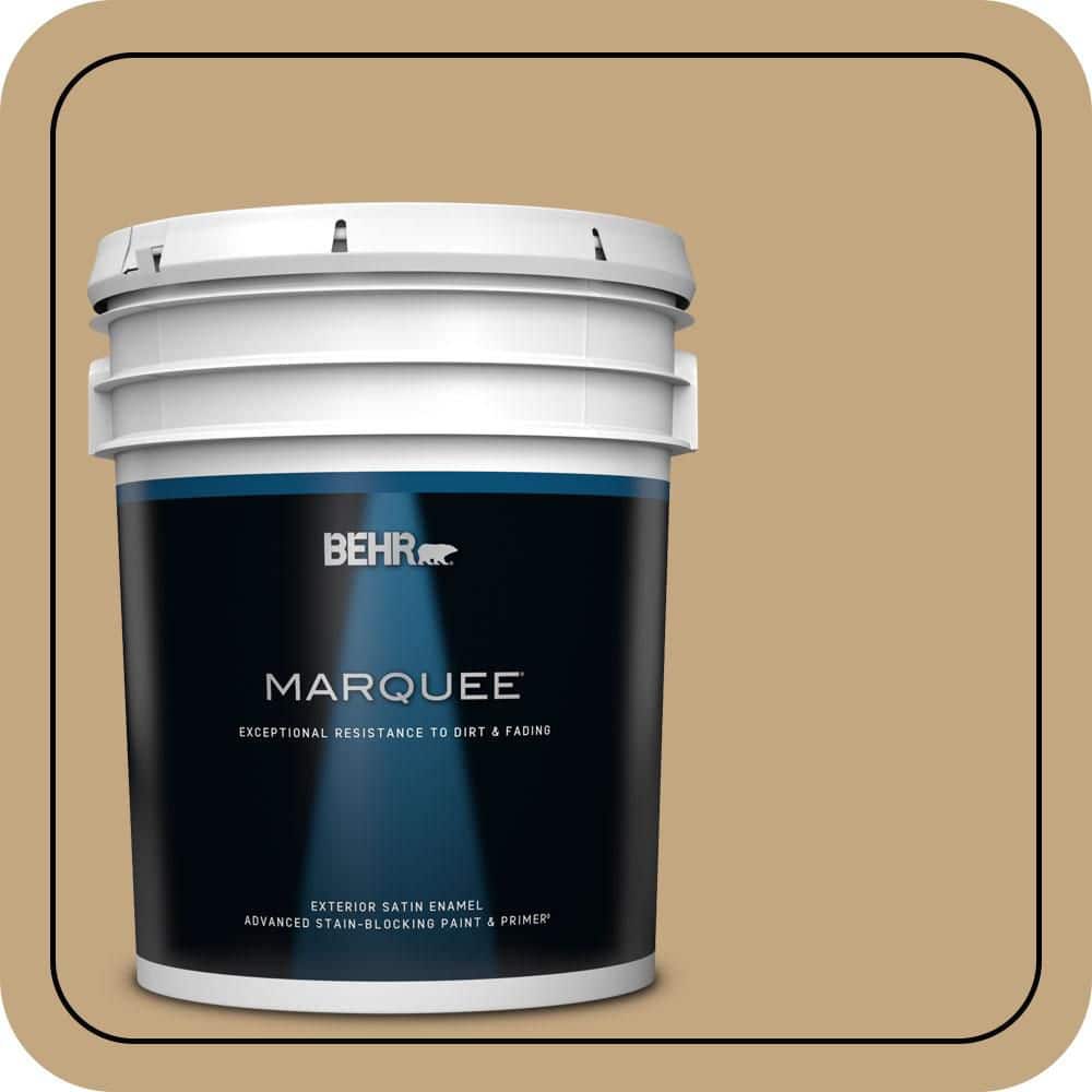 BEHR MARQUEE 5 gal. #N290-5 Pocket Watch Satin Enamel Exterior Paint & Primer