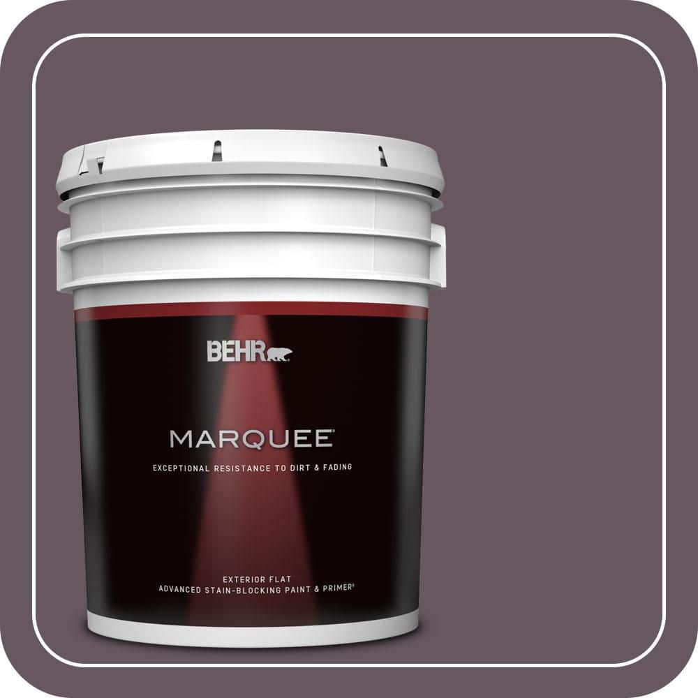 BEHR MARQUEE 5 gal. #N100-6 Urban Legend Flat Exterior Paint & Primer