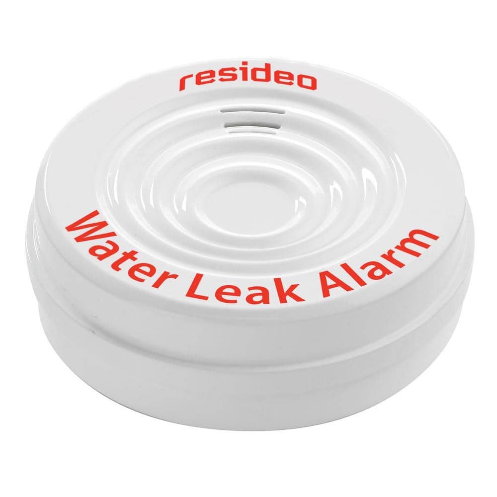 Resideo Water Heater and Sump Pump Re-Useable Water Leak Detector with Alarm (2)