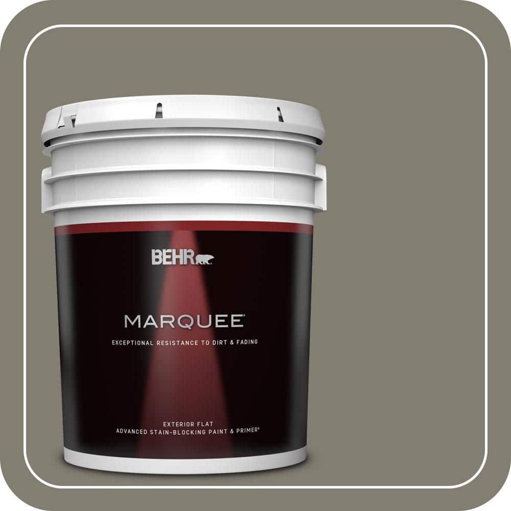 BEHR MARQUEE 5 gal. #PPU8-23 Manuscript Flat Exterior Paint & Primer