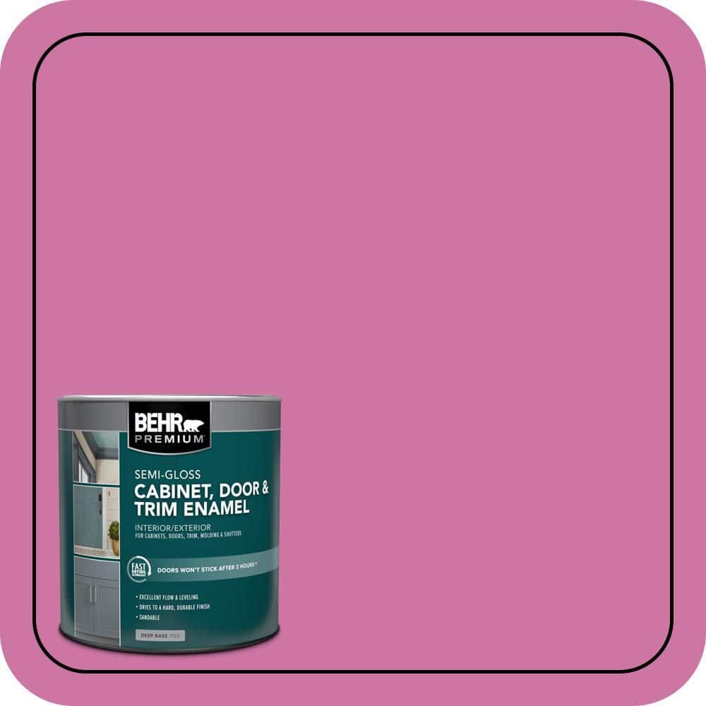 BEHR PREMIUM 1 qt. #P120-4 Heart Breaker Semi-Gloss Enamel Interior/Exterior Cabinet, Door & Trim Paint