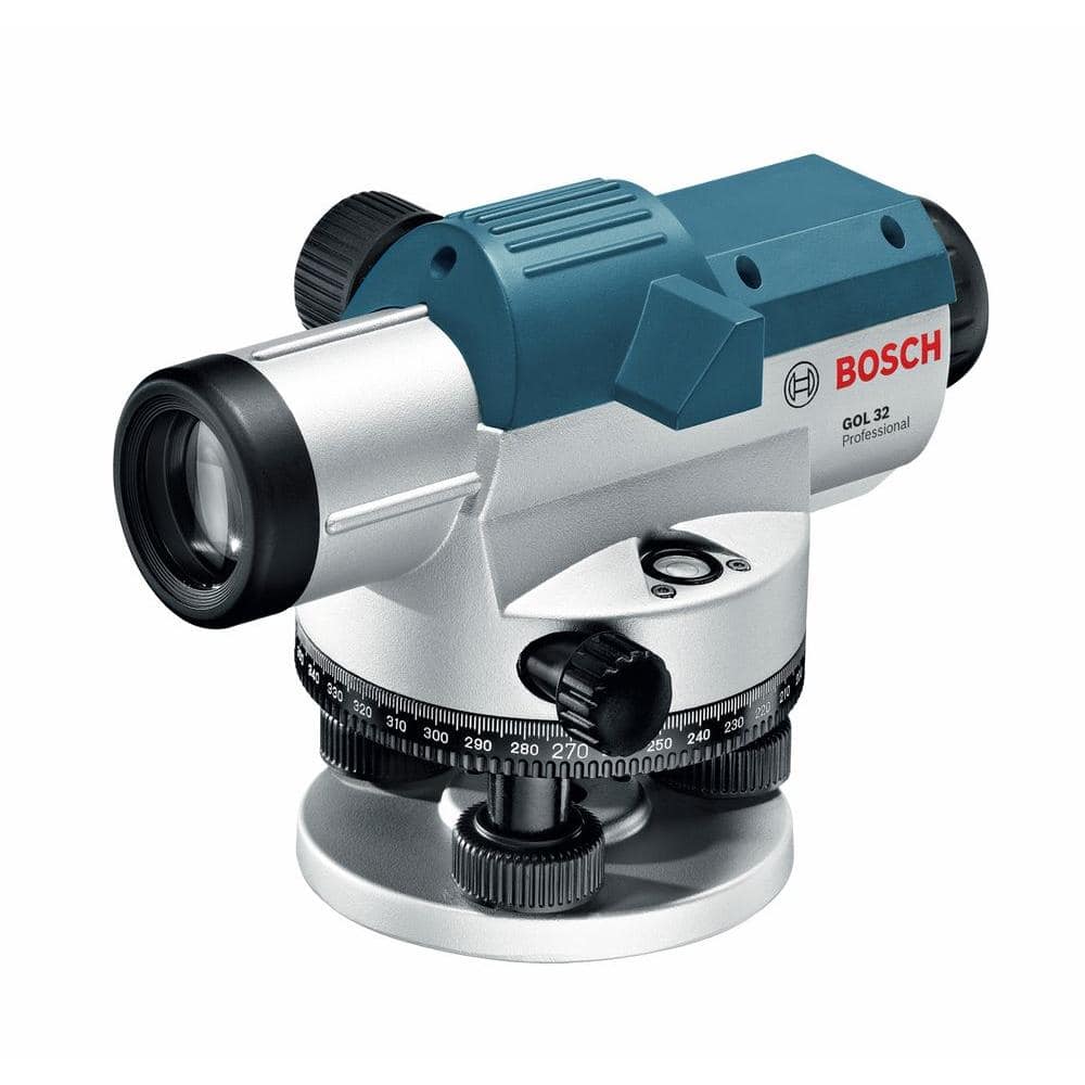 Bosch 5.6 in. Automatic Optical Level Kit with a 32x Magnification Power Lens (3-Piece) (1)