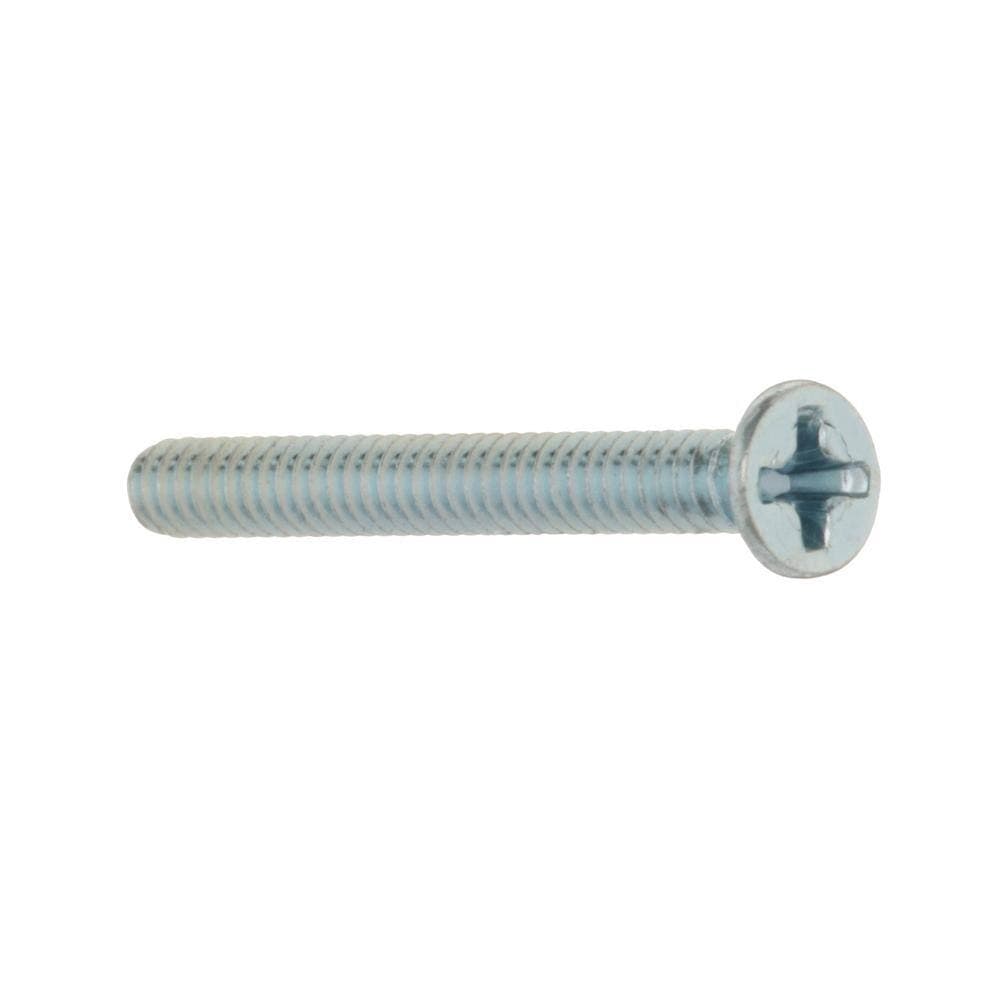 Everbilt #6-32 x 1-1/4 in. Zinc Plated Phillips Flat Head Machine Screw (6-Pack) (3)