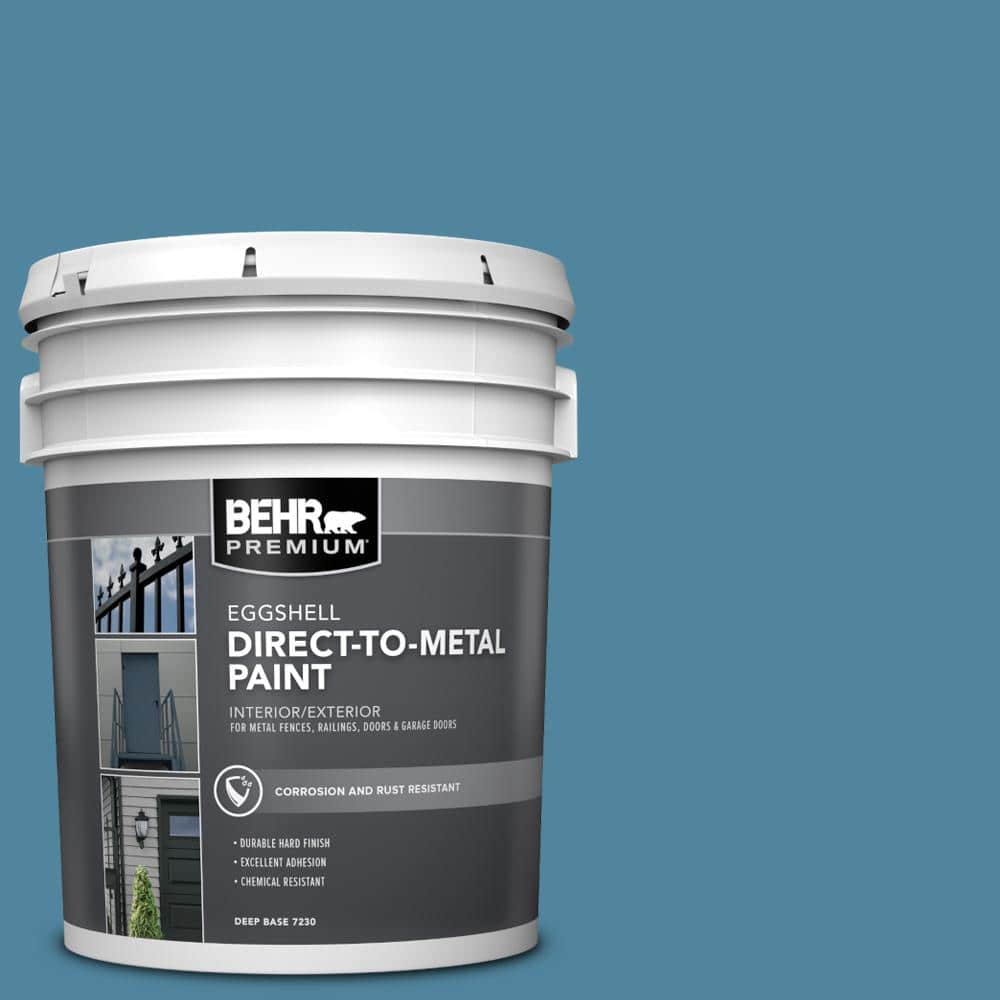 BEHR PREMIUM 5 gal. #S490-5 Jay Bird Eggshell Direct to Metal Interior/Exterior Paint (1)