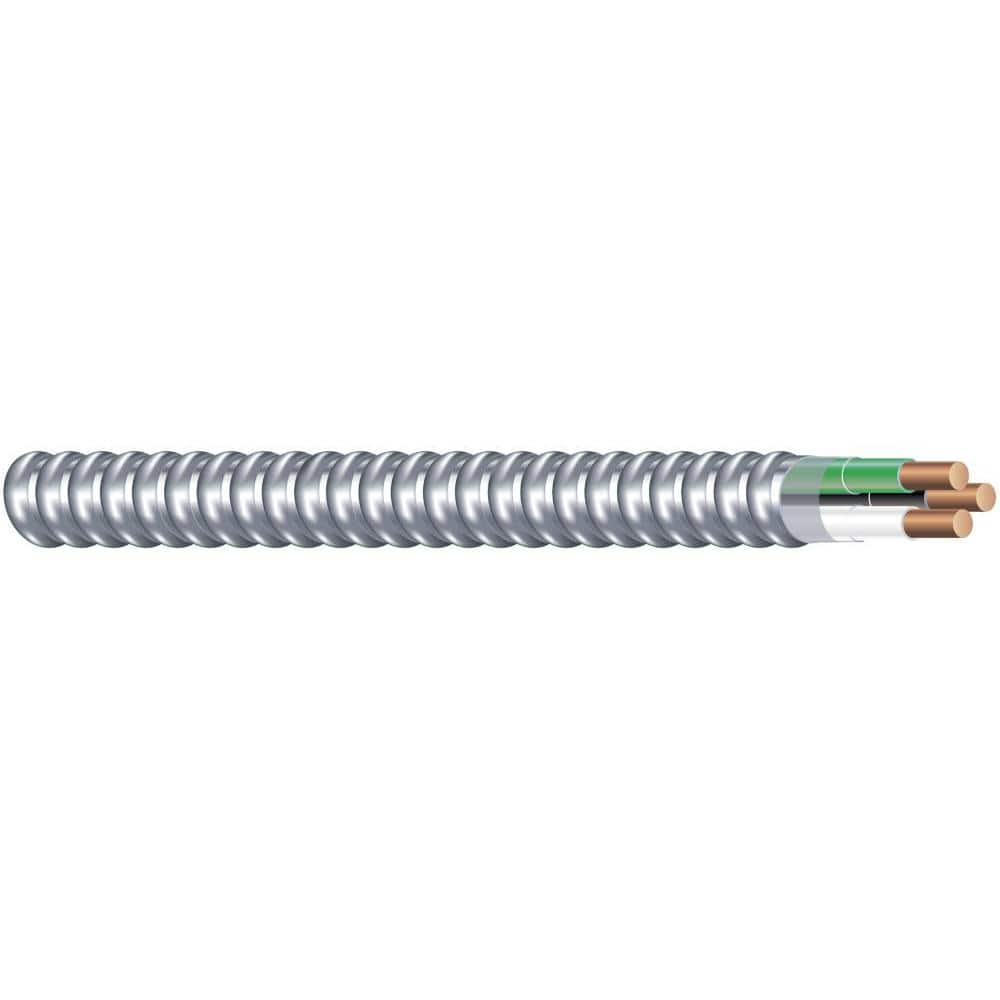 Southwire 14/2 Solid CU MC (Metal Clad) Armorlite Cable (3)