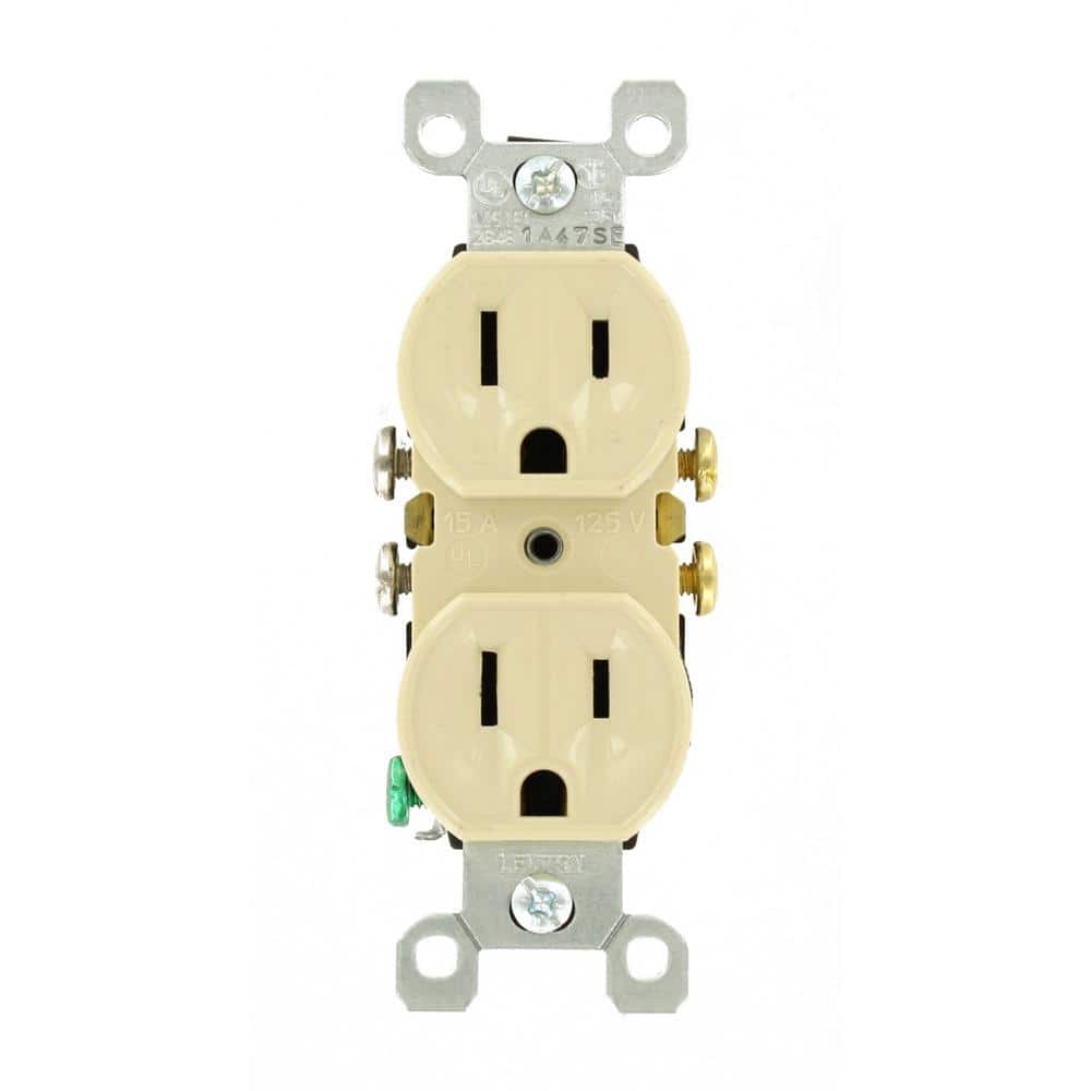 Leviton Amp 125 V Duplex Outlet/Receptacle (1)