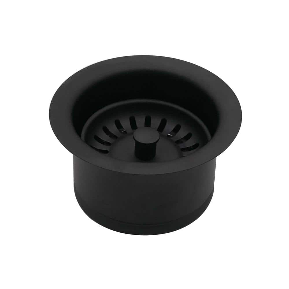 Westbrass 3-1/2 in. Extra-Deep Collar Kitchen Sink Waste Disposal Flange & Strainer Stopper (1)
