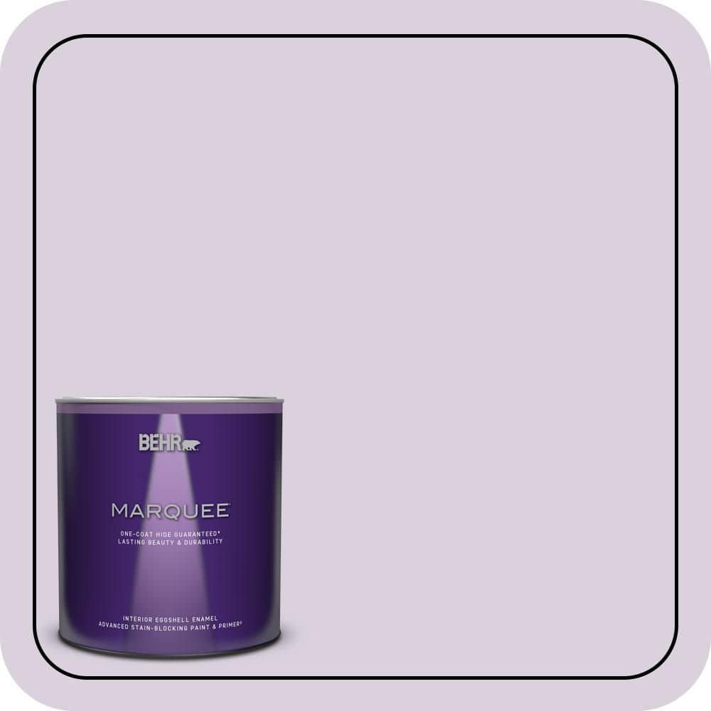 BEHR MARQUEE 1 qt. #S100-1 Spring Bouquet Eggshell Enamel Interior Paint & Primer