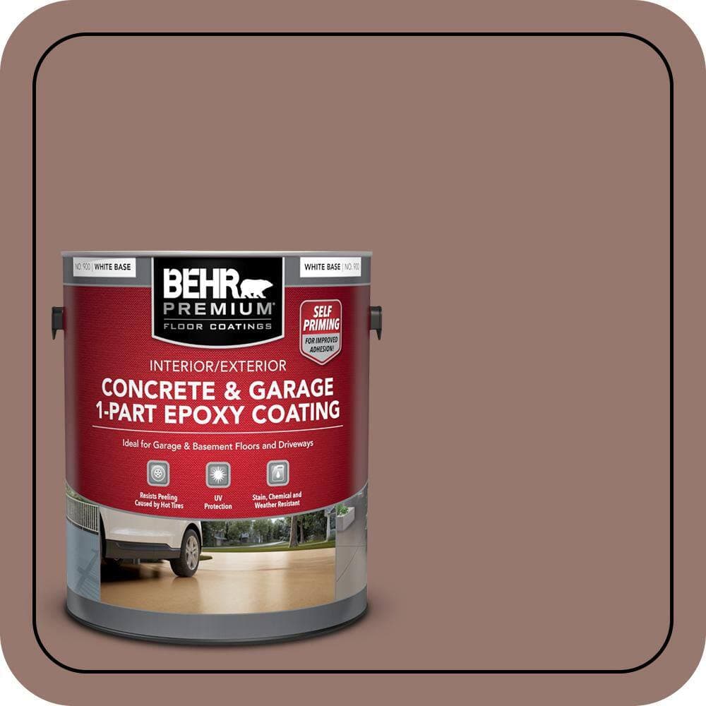 BEHR PREMIUM #N160-5 Self-Priming 1-Part Epoxy Satin Interior/Exterior Concrete and Garage Floor Paint (1)