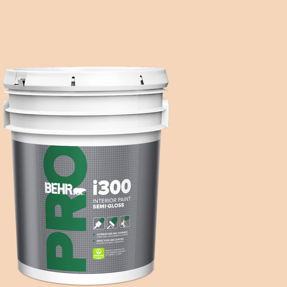 BEHR PRO 5 gal. #BXC-37 Miami Stucco Semi-Gloss Interior Paint