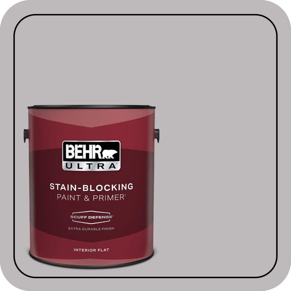 BEHR ULTRA 1 gal. #PPU16-10 French Lilac Extra Durable Flat Interior Paint & Primer