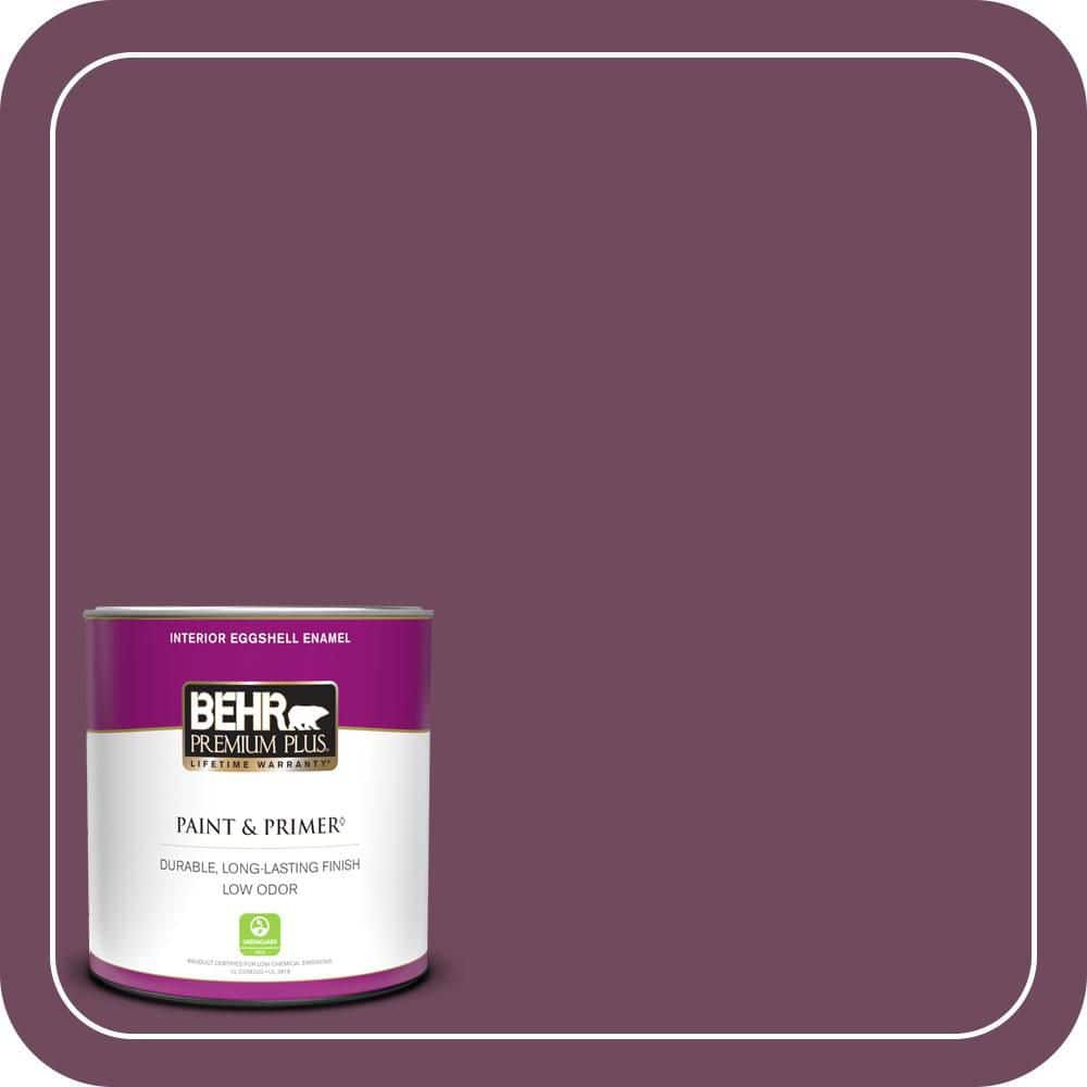 BEHR PREMIUM PLUS #MQ1-39 Prussian Plum Enamel Low Odor & Primer (1)