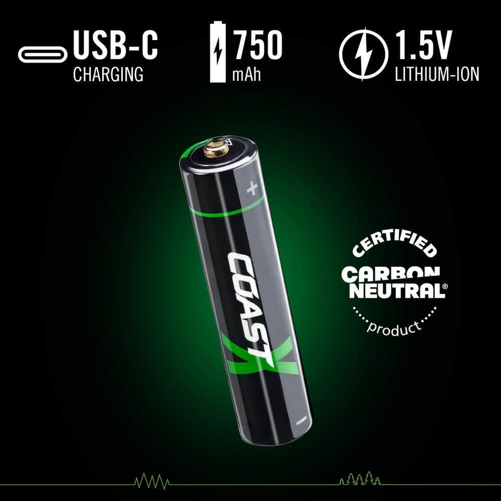 Coast ZXAAA Zithion-X R USB-C Ported Battery (2)