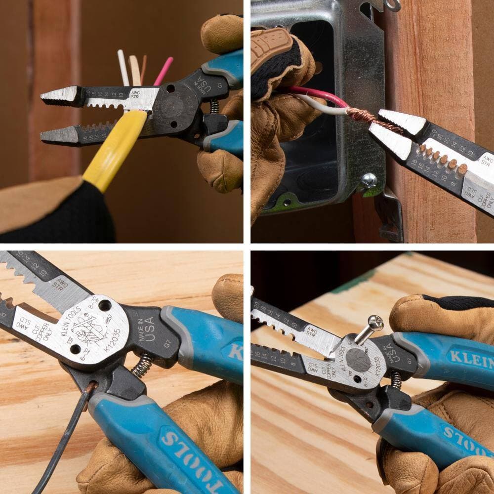 Klein Tools Klein-Kurve Heavy-Duty Wire Stripper 8-20 AWG (3)