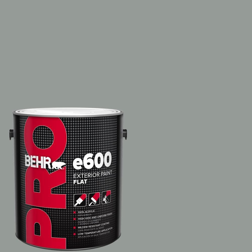 BEHR PRO 1 gal. #BXC-66 Dusk Blue Flat Paint