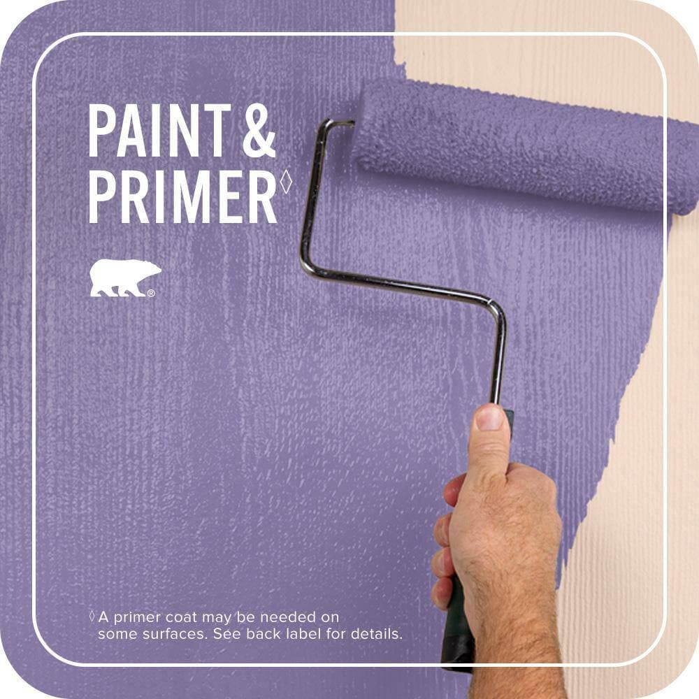 BEHR PREMIUM PLUS 1 qt. #PPU16-04 Purple Agate Flat Exterior Paint & Primer (3)