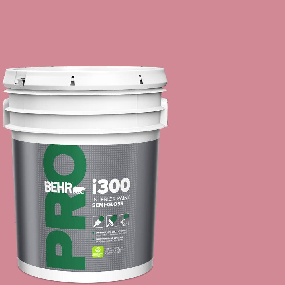 BEHR PRO 5 gal. #M140-4 Fruit Cocktail Semi-Gloss Interior Paint