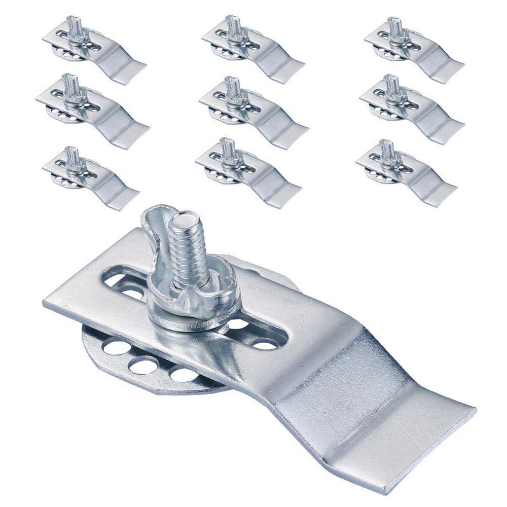 ARCORA Chrome Sink Mounting Clip/Bracket in Iron 10-Pack (1)