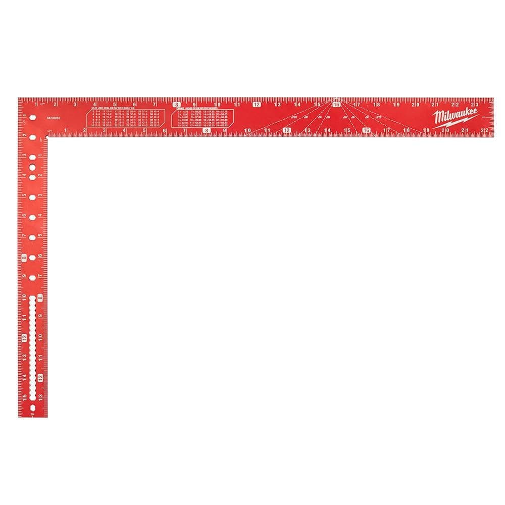 Milwaukee 16 in. x 24 in. Aluminum Framing Square (1)