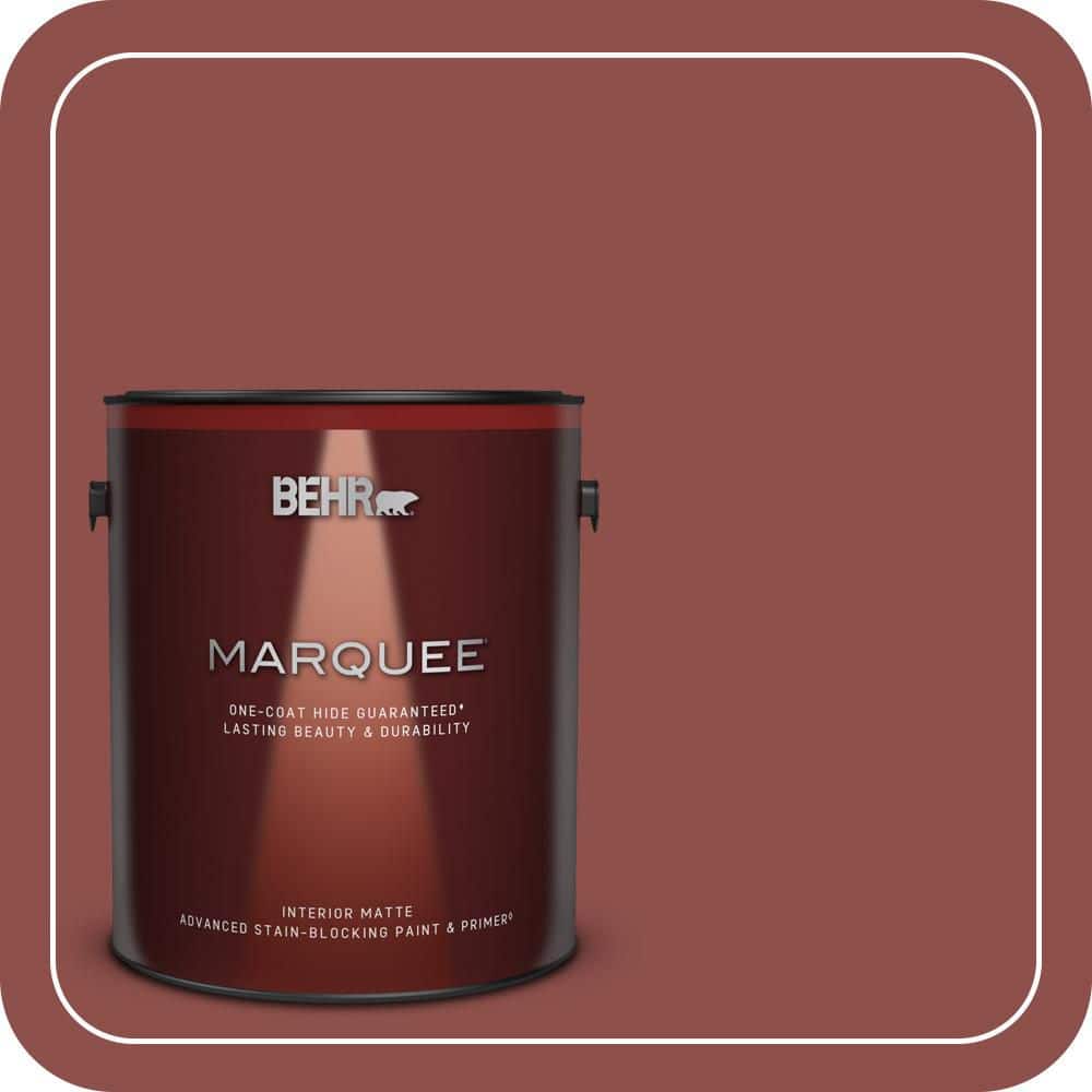 BEHR MARQUEE 1 gal. #S140-6 Moroccan Ruby Matte Interior Paint & Primer